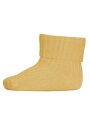Cotton Rib Baby Socks Misted Yellow