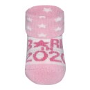 Babysocken "Born in 2020" Ice Pink