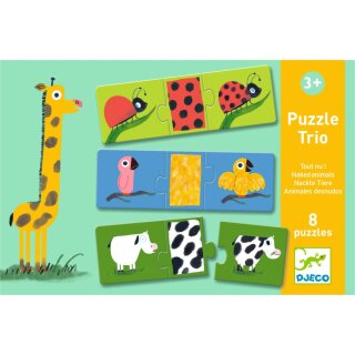 Lernspiele: Puzzle duo: Tierfell