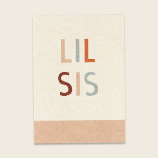Postkarte Lil Sis