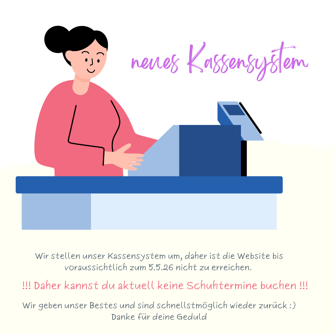 Wartung – Neues Kassensystem